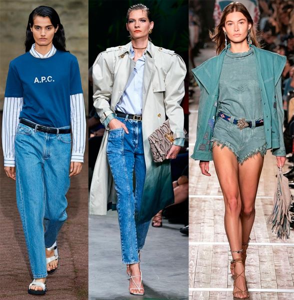 Модный деним 2020: джинсовая одежда для женщин