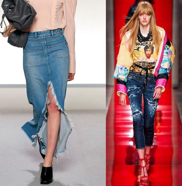 Модный деним 2020: джинсовая одежда для женщин
